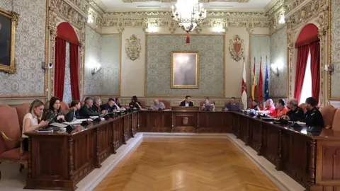 Reuni&oacute;n de la Junta de Seguridad en Tudela.