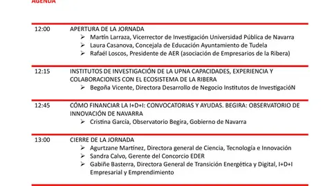 Jornada en Tudela &lsquo;Ecosistema UPNA &ndash; Empresa Ribera&rsquo;