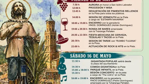 Programa de las Fiestas&nbsp;de San Isidro de Funes 2026
