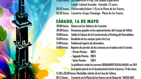 Programa de las Fiestas&nbsp;de Primavera de Cascante &lsquo;La Cruceta&rsquo; 2026