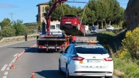 Imagen del lugar del accidente.