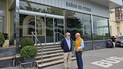 Jos&eacute; Dom&iacute;nguez Gonz&aacute;lvez, sobrino bisnieto de Gustavo Adolfo B&eacute;cquer, en su reciente visita a Fitero 2