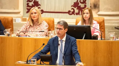 Archivo - El presidente del Gobierno riojano, Gonzalo Capell&aacute;n