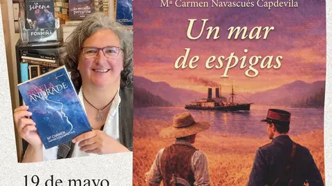 Presentaci&oacute;n en Cintru&eacute;nigo de la novela &lsquo;Un mar de espigas&rsquo; de M.&ordf; Carmen Navascu&eacute;s Capdevila