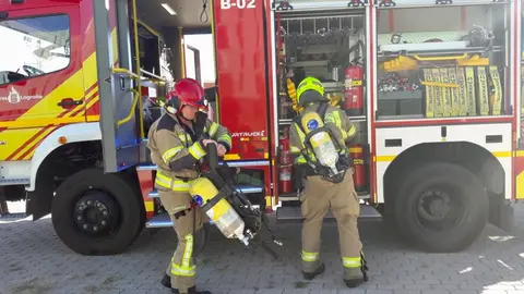 Archivo - Bomberos de Logro&ntilde;o 