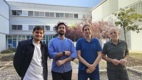 Ignacio Garc&iacute;a-Peir&oacute;, Miguel Encinas, Jos&eacute; Luis Hueso y Jes&uacute;s Santamar&iacute;a.