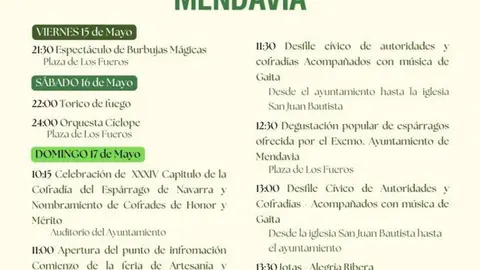 Jornada gastron&oacute;mica &lsquo;D&iacute;a del Esp&aacute;rrago de Navarra&rsquo; en Mendavia