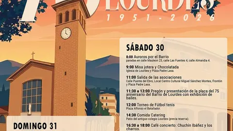 75&ordm; Aniversario en Tudela de la consolidaci&oacute;n del Barrio de Lourdes 1951-2026