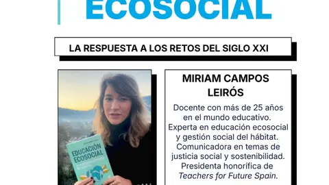 Conferencia en Tudela &lsquo;Educaci&oacute;n ecosocial. La respuesta a los retos del siglo XXI&rsquo;