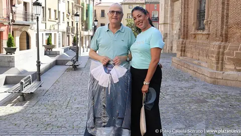 Juan R. Sainz junto a la concejal Ver&oacute;nico Gormedino 