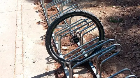Una de las bicicletas sustra&iacute;das en Tudela desapareci&oacute; en el entorno de los campos de f&uacute;tbol de Santa Quiteria