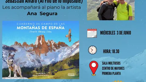 Presentaci&oacute;n en Tarazona del libro 'Cuaderno de campo de las Monta&ntilde;as de Espa&ntilde;a' de Eduardo Vi&ntilde;uales Cobos
