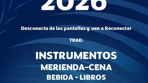 Cartel Apag&oacute;n 18 junio de Reconecta Tudela