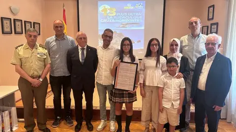 Saf&iacute;a Bellebna Boukech, alumna del colegio Santa Teresa de Calahorra, gana el concurso 'Carta a un militar espa&ntilde;ol'