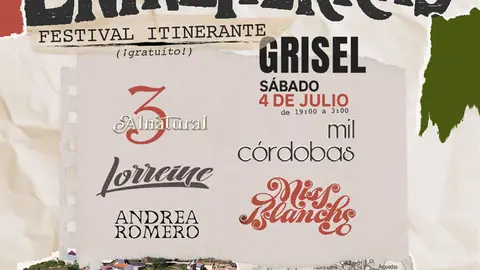 Festival Itinerante Entretierras en Grisel 2026