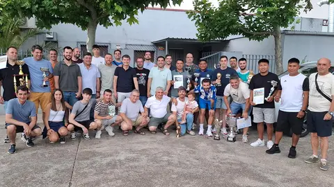 Al final de la Entrega de Trofeos, todos los premiados posaron juntos