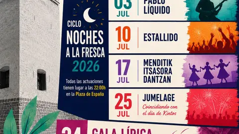 Agenda cultural Julio 2026 en Marcilla