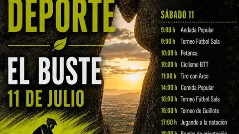 D&iacute;a del Deporte en El Buste 2026