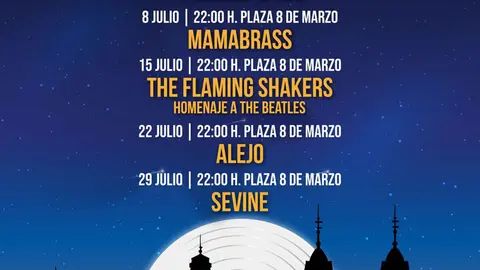 M&uacute;sica en la noche en Corella 2026
