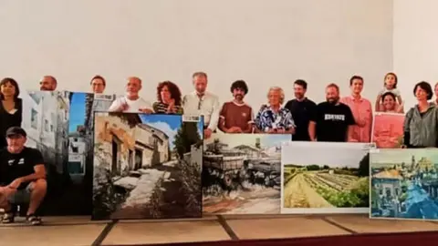 Obras participantes en el XX Certamen de Pintura al Aire Libre 'Jos&eacute; Luis Sanz Magall&oacute;n &ndash; Villa de Monteagudo'