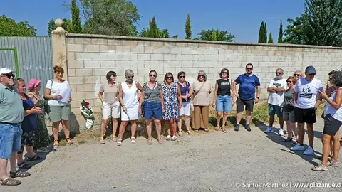 Vecinos de Murchante en el homenaje