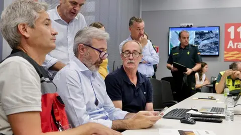 El presidente del Gobierno de Arag&oacute;n, Jorge Azc&oacute;n, tambi&eacute;n ha participado en el reuni&oacute;n del CECOPI.
