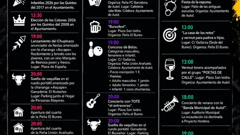 Programa de las Fiestas de la Juventud de Autol 2026