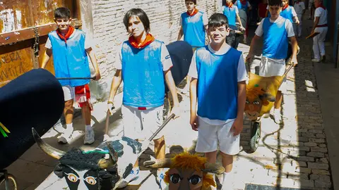 Fiestas de Tudela 2026 Encierro txiki en la R&uacute;a 4