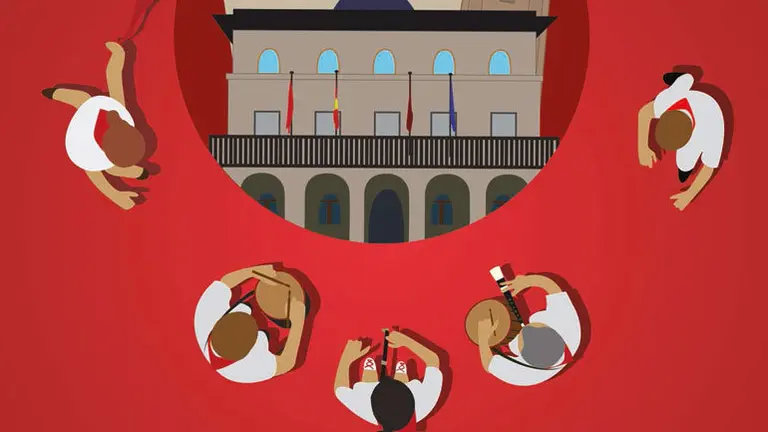 Fiestas patronales de Peralta en honor a la Virgen de Nieva
