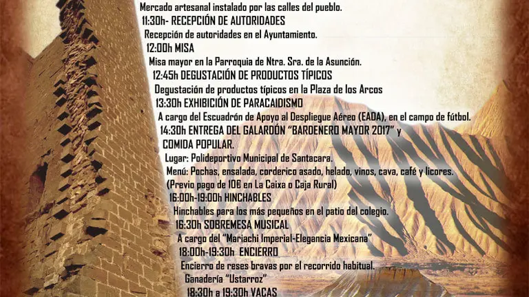 D&iacute;a de Bardenas en Santacara