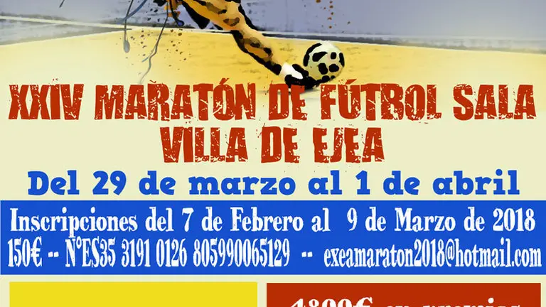 XXIV Marat&oacute;n de f&uacute;tbol sala 'Villa de Ejea'