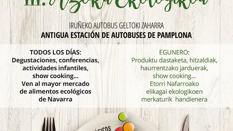 III Feria Navarra Ecol&oacute;gica en Pamplona