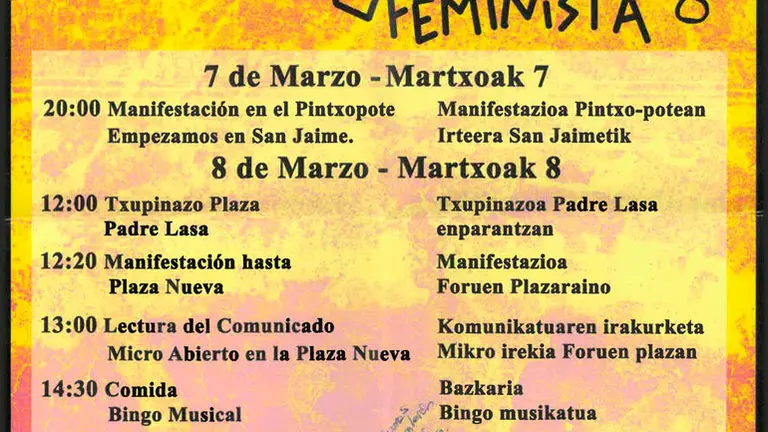 Greba feminista en Tudela