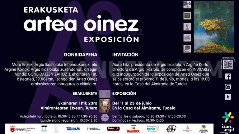 Exposici&oacute;n en Tudela &lsquo;Artea Oinez 2019 Erakusketa&rsquo;