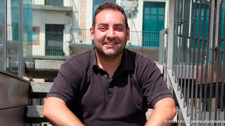 Josean Ullate &lsquo;Tut&aacute;n&rsquo;, en la plaza de los Fueros