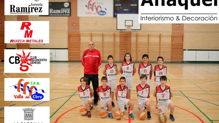 Minibasket masc. mixto G&eacute;nesis