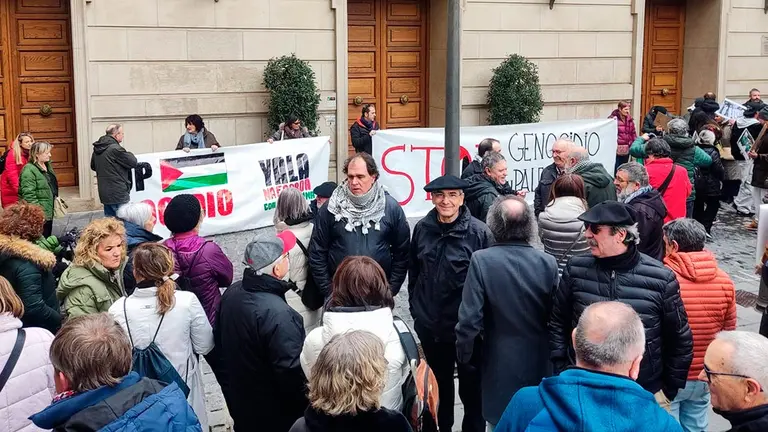 Manifestaci&oacute;n Yala Nafarroa con Palestina en Tudela 3