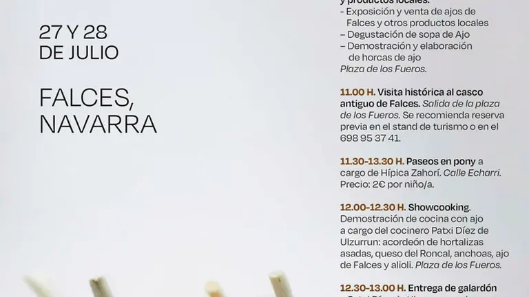 XII D&iacute;a del Ajo 2024 en Falces