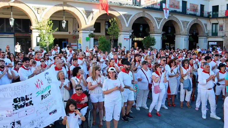 Fiestas de Tudela 2026 Concentraci&oacute;n agresi&oacute;n sexista 7