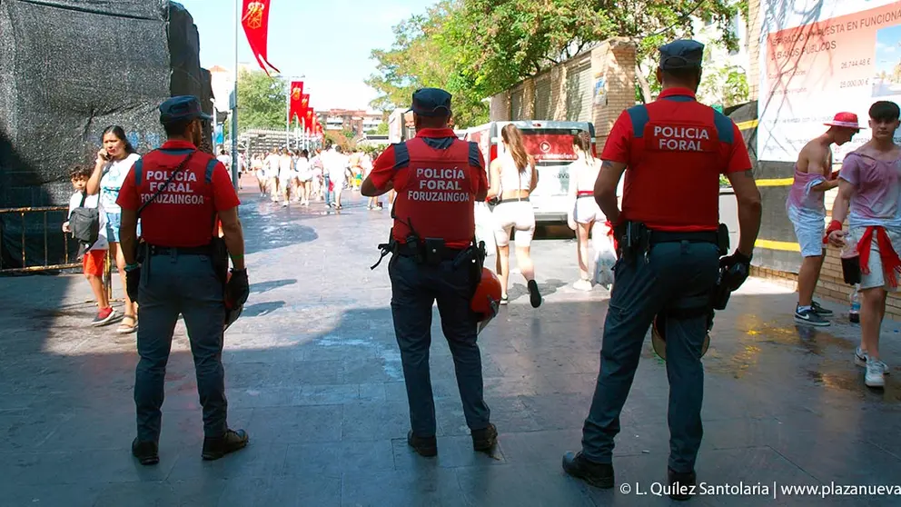 Polic&iacute;a Foral Tudela fiestas 2023