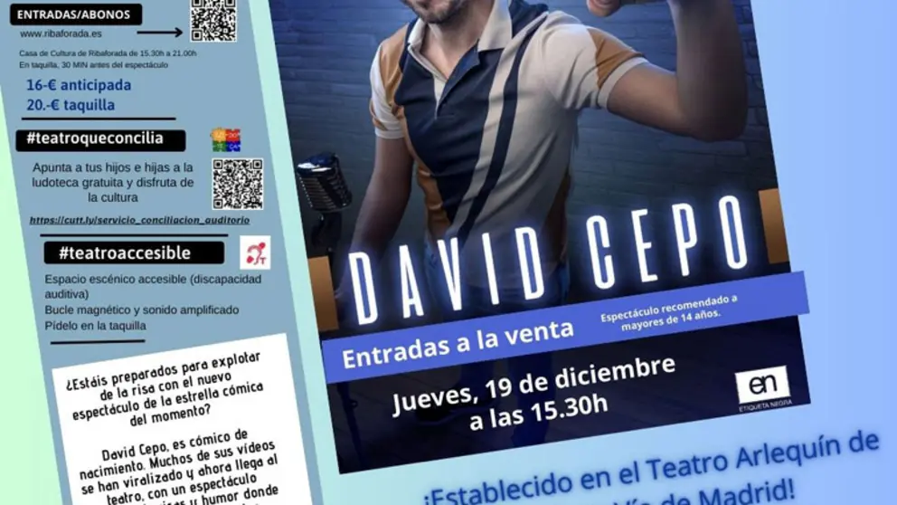Espect&aacute;culo &lsquo;No cruces los brazos&rsquo; con David Cepo