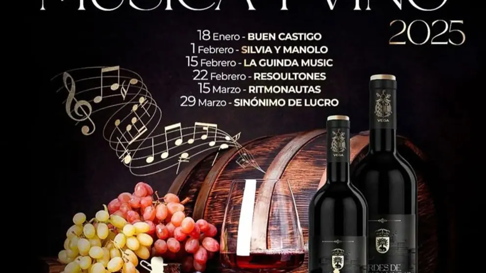 Tardes de M&uacute;sica y Vino 2025 en Aldeanueva de Ebro