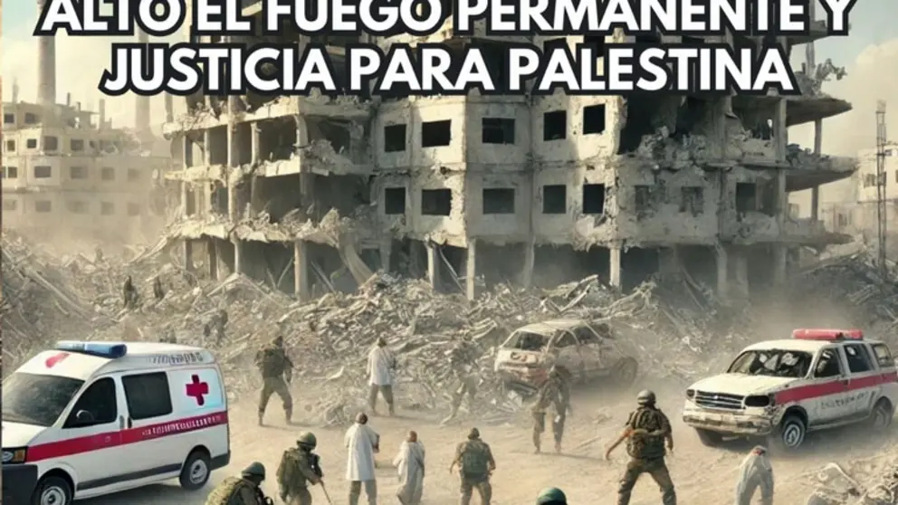 Concentraci&oacute;n en Tudela &lsquo;Alto el Fuego Permanente y Justicia para Palestina&rsquo;