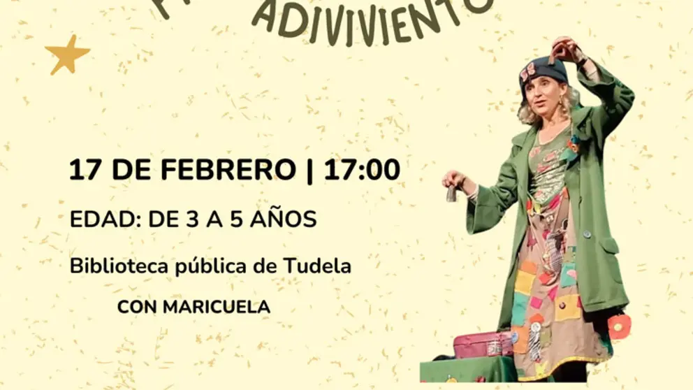 Cuentacuentos en Tudela &lsquo;Palabrisas y adivivientos&rsquo; con Maricuela
