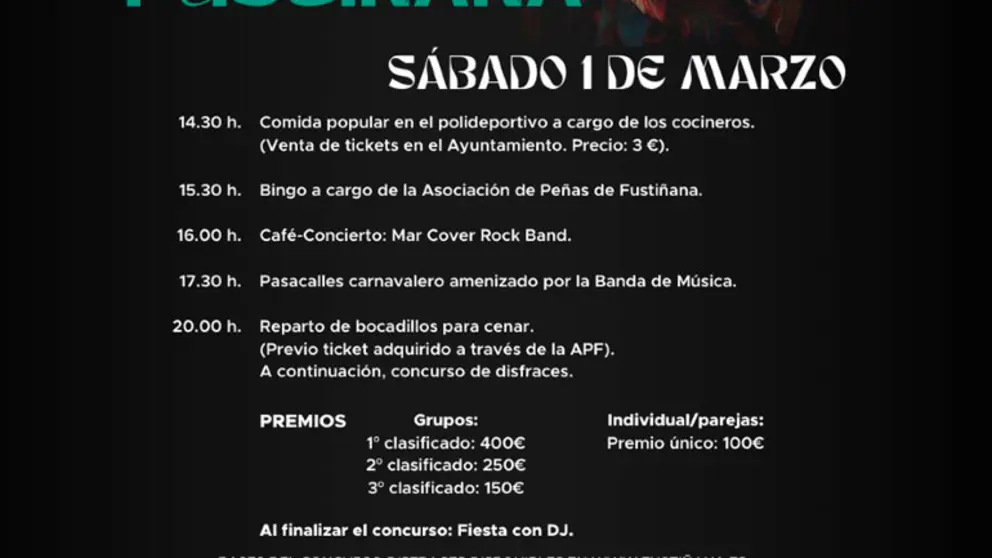 Carnaval 2025 en Fusti&ntilde;ana