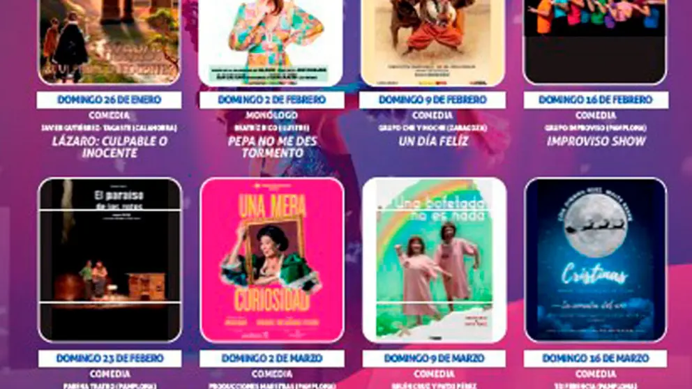 Teatro en Azagra enero-marzo 2025
