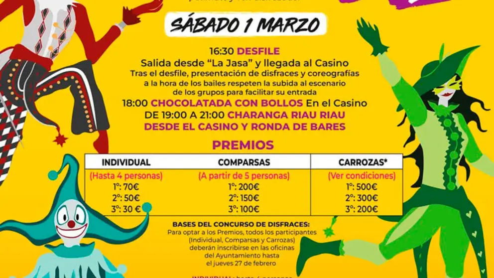 Carnaval 2025 en Arguedas