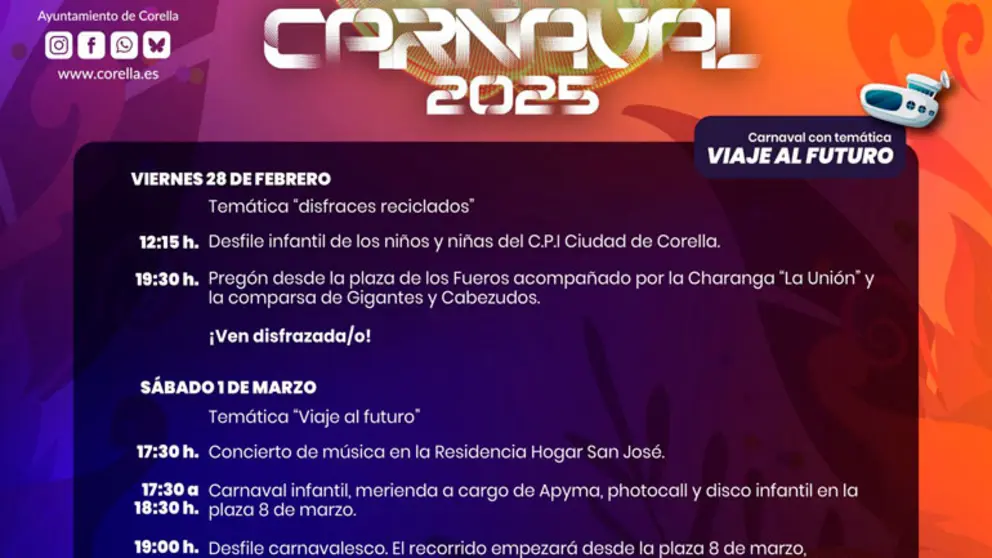 Carnaval 2025 en Corella