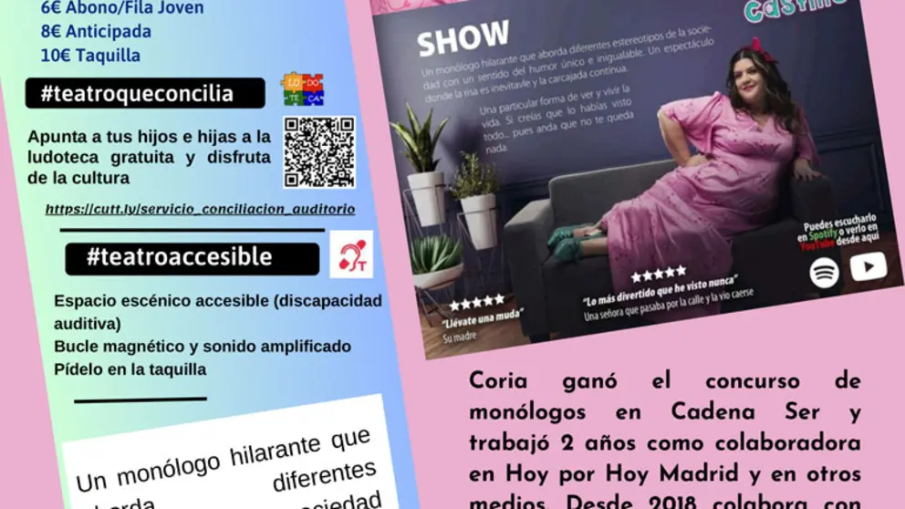 Mon&oacute;logo en Ribaforada con Coria Castillo