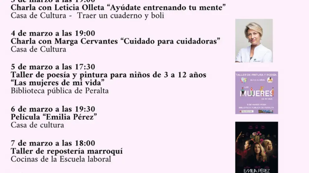 D&iacute;a Internacional de la Mujer 8M 2025 en Peralta